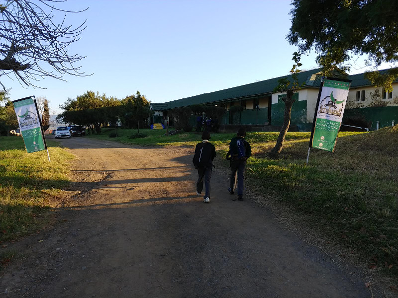The entryway to Zwelitsha Primary in the Eastern Cape where the Al-Imdaad Foundation recently initiated a chapter of its Make Breakfast Possible school feeding